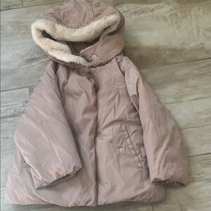 Zara Kids Jacket in Light Pink with Cream Lining